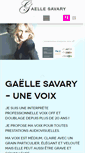 Mobile Screenshot of gaellesavary.com